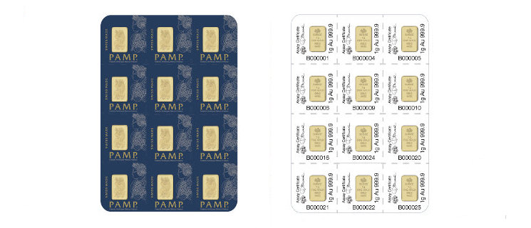 Pamp Multigram Goldbarren 12